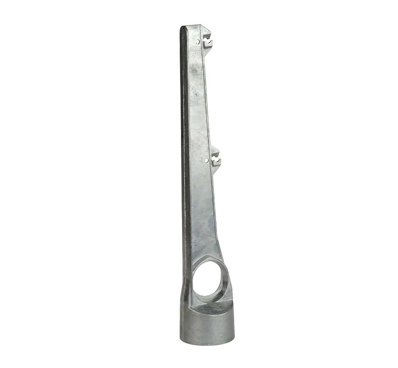Detail Aluminium Pfostenkappe gerade 2 Draht für 60 mm Zaunpfosten
