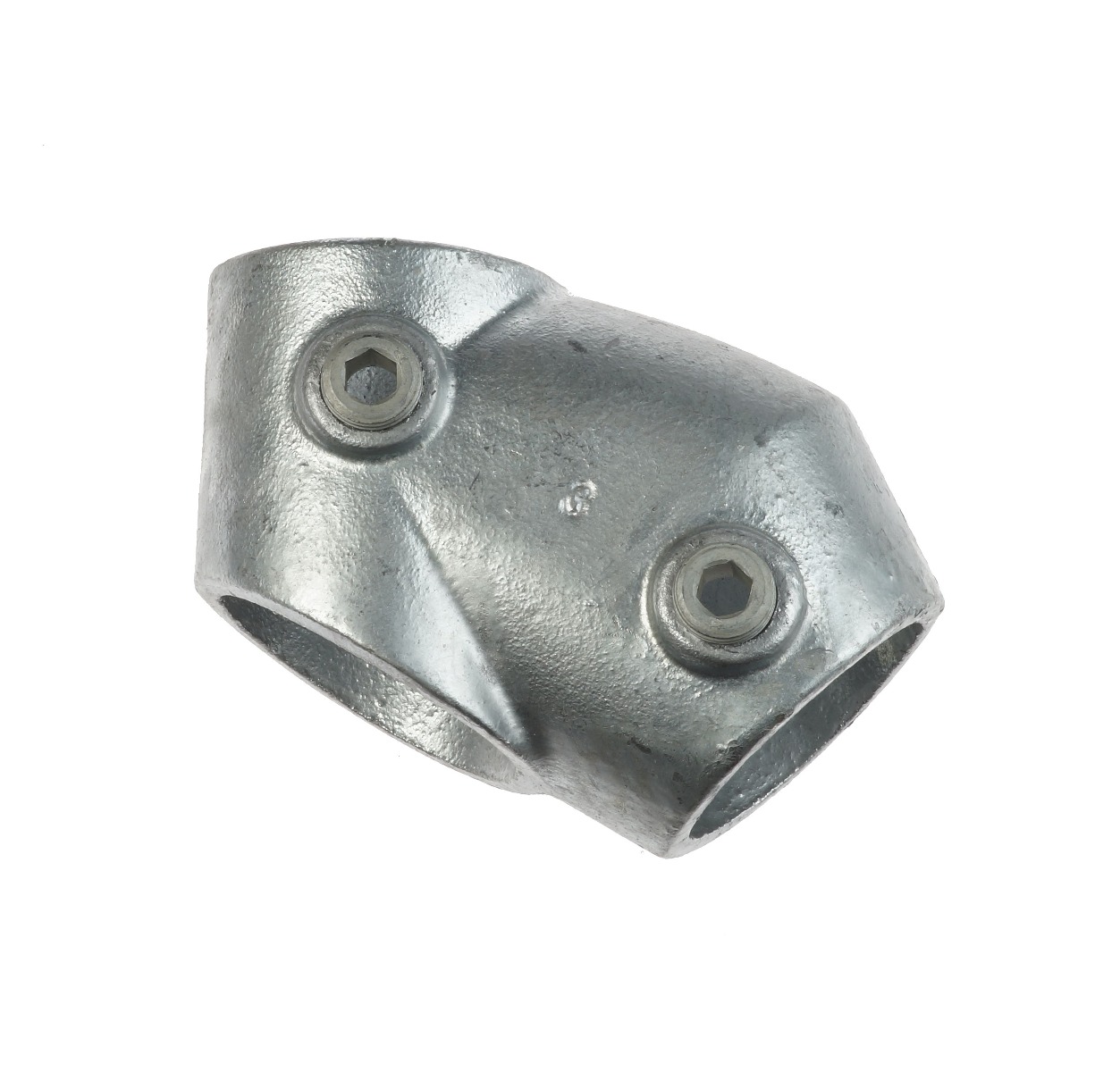 T-Verbinder G129 mit Winkel (30°–60°) – Temperguss