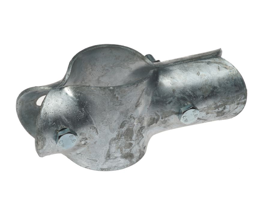 2-teilige T-Schelle mit Klemmlippe