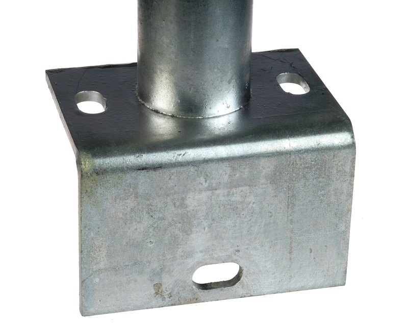 L-Fußplatte für Rundrohr Ø 60 mm