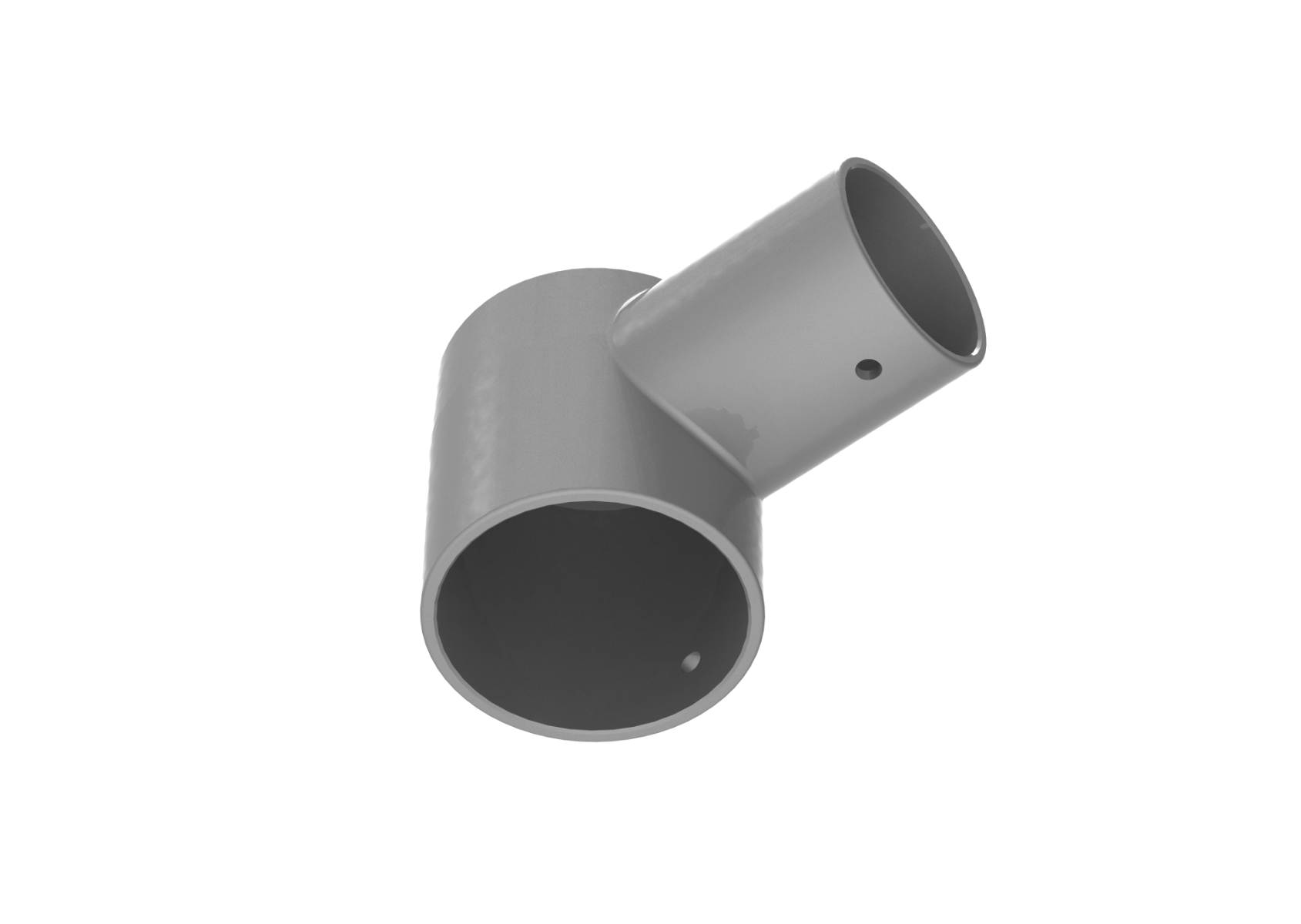 Aluminium-Endstück Ø60 / Ø42