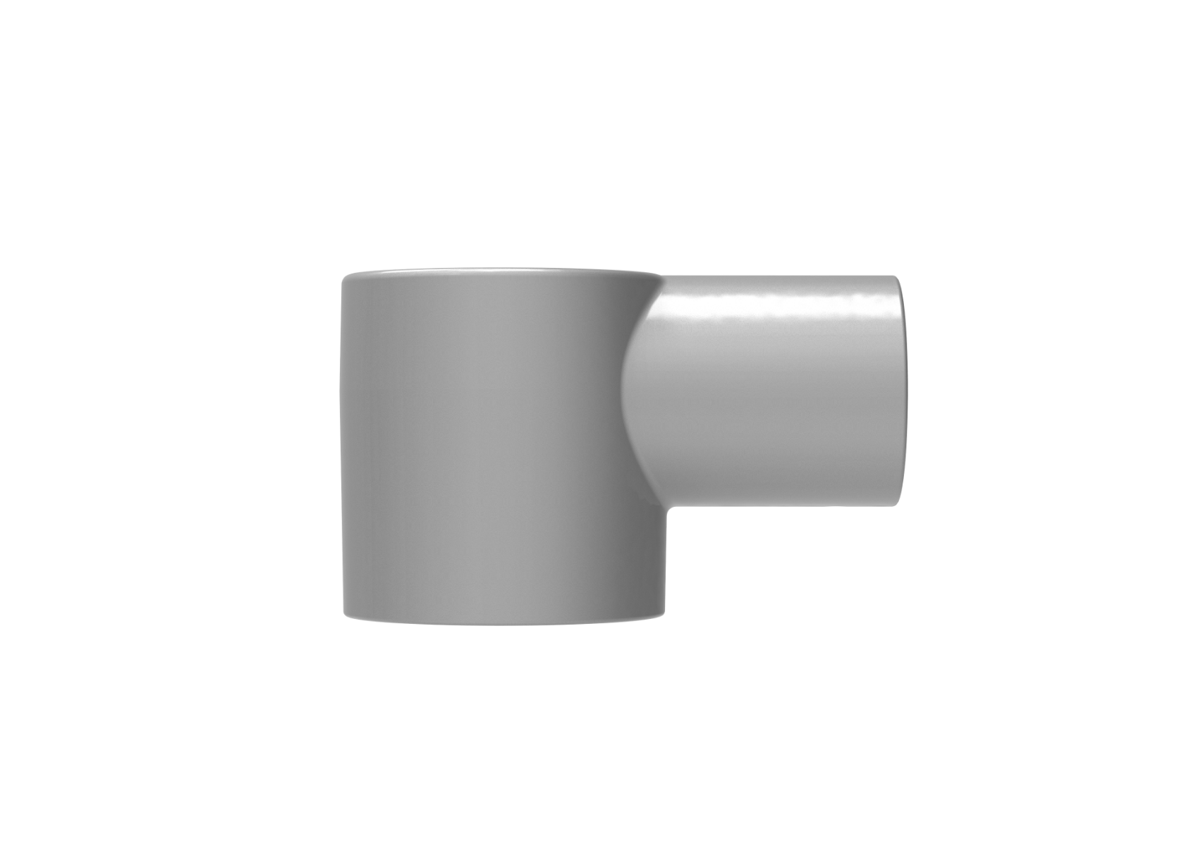 Aluminium-Endstück Ø60 / Ø42