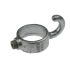 G182 Temperguss Klemmring mit Haken (A64), feuerverzinkt