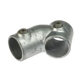 G184 Temperguss T-Verbinder mit 45 Grad, feuerverzinkt