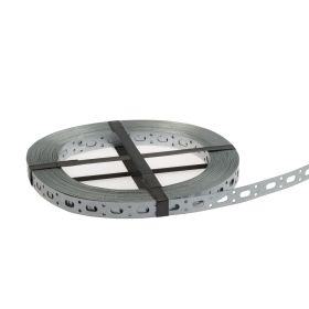Montageband mit durchgehender Lochung, 17 mm, sendzimirverzinkt