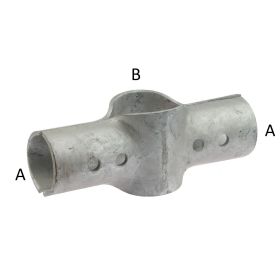 2-teilige Doppel-T-Schelle schwer, feuerverzinkt
