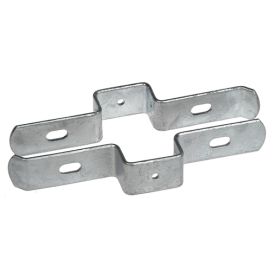 Schelle mit längerer Lippe für Gittermatten 60 x 40 mm feuerverzinkt