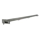 Übersteigschutz für Stacheldraht, 3 Drahtpunkte, zum Aufstecken auf Pfosten mit 40 x 60 mm, 45 Grad, Aluminium