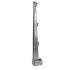 Einzelner Aluminium Stacheldrahtarm gerade für 3 Drähte, geeignet für Rechteckrohr 40 x 60 mm, für Zaunbau und Sicherheit.