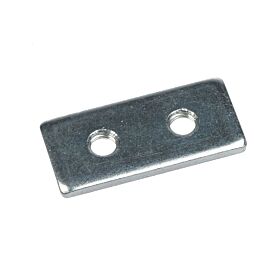 Schiebemutter 35/36, 2-Bohrungen M10, elektrolytisch verzinkt