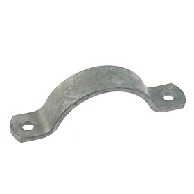 Halbschelle, Streifen Größe 50 x 10 mm, feuerverzinkt