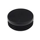 kunststoff innenpfostenkappe für rundrohr 42 mm schwarz zum einstecken