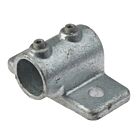 G143 Temperguss Kantenbefestigung für Geländer (A13), feuerverzinkt